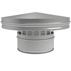 Esővédő sapka horganyzott acélból NA 400 mm DKD