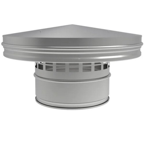 Esővédő sapka horganyzott acélból NA 400 mm DKD