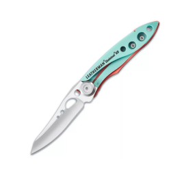 Leatherman Skeletool KB Paradise kés, 2 funkcióval, zöld és mályva színű