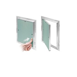 Lenyitható álmennyezeti szervizajtó, rugós zárral 250 x 250 mm