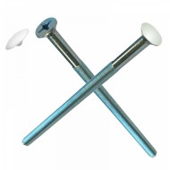 Függesztőhíd csavar fehér takarókupakkal SCREW M6 x 120 mm