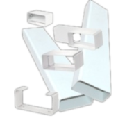 60 x 120 mm-es PVC légcsatorna rendszer