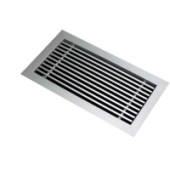 Egysoros, 0°-os fix lamellás alumínium fali rácsok