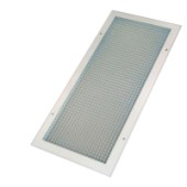 Fix négyzetbetétes alumínium légrácsok (ECG RAL9016)