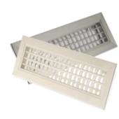 Kétsoros, állítható lamellás alumínium fali rácsok