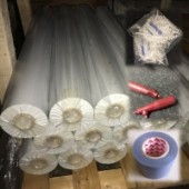 PVC fólia plusz a rendszer segédanyagai