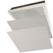 Perforált lemezes mennyezeti rácsok