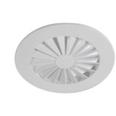 RWR-N acél örvényes mennyezeti anemosztátok fix lamellákkal