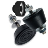 Rezgéscsillapító gumibakok és gumigyűrűk