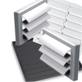 Túlnyomás kibocsátó (gravitációs) zsaluk