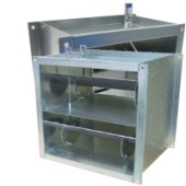 Utólag is állítható négyszög keresztmetszetű légmennyiség szabályzók