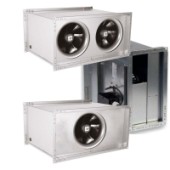 Ventilátorok négyszög légcsatornákhoz