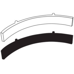 AIRDONYS DEFLECTOR 95 W - Légterelő Airdonys légszelephez (NA80, NA100, NA125) fehér