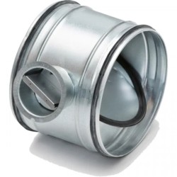 AKH  315 kézi mozgatású, légtömör pillangószelep fém karral (NA 315 mm)