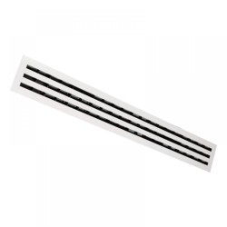 AKM  600 F3 háromsoros sávbefúvó légmennyiség szabályzóval (fehér - RAL9016)