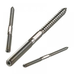 Ászokcsavar (fa- fémmenetes tőcsavar) M10 x 120 mm