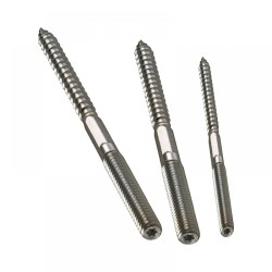 Ászokcsavar (fa- fémmenetes tőcsavar)  M8 x 140 mm