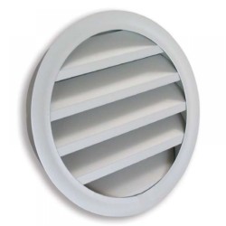 BLR-GD 400 fehér színű esővédő zsalu kör alakú (RAL9016 - NA 400)