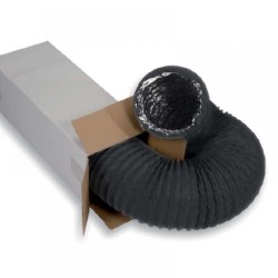 COMBIFLEX N Black 254 mm szigeteletlen szikraálló flexibilis légcsatorna (-30 °C-tól +140 °C-ig) 10 méter / doboz