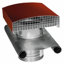 CT125R acél tetősapka RAL3009 cserépvörös