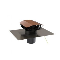 CTP2 125 R PVC tetősapka NA125 mm cserépvörös (RAL 3009)