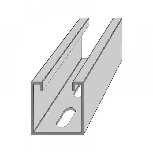 C-sín (szerelősín)  41 x 41 x 2,0 mm 6 m / szál
