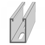 C-sín (szerelősín)  41 x 62 x 2,5 mm 6 m / szál
