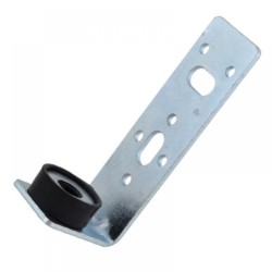 Csatornafüggesztő   rezgéscsillapító   gumival (L-VE; Ø10,5 mm lyukkal)