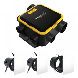 Aldes  EasyHOME  Auto Compact Classic központi elszívó ventilátoros rendszer + ColorLine rácsok (szettben)