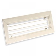 Egysoros alumínium fali rács állítható lamellákkal  300 x 150 mm AHN-W, fehér (RAL 9016)