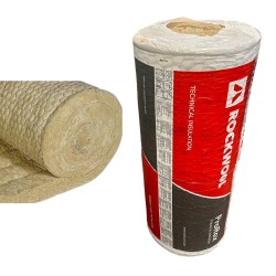 Hőálló dróthálós kőzetgyapot paplan  80 mm natúr (3,0 m² / csomag) Rockwool Prorox WM 950 640 °C