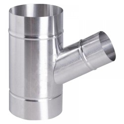 T-idom horganyzott acél NA  160/    80/  160 mm 45°