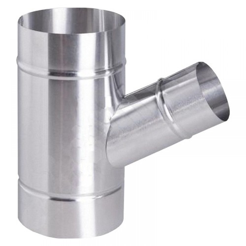 T-idom horganyzott acél NA  355/    80/  355 mm 45°