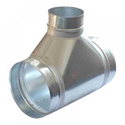 T-idom horganyzott acél NA  450/  150/  450 mm 90°