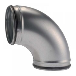 Könyökidom horganyzott acél NA  125 mm 90° gumitömítéssel BDSG90