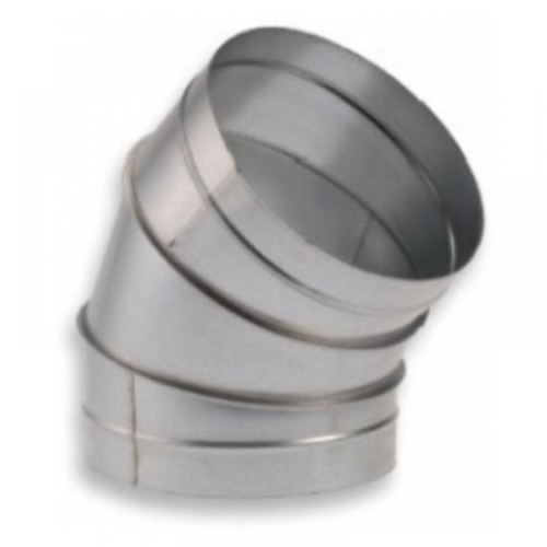 Könyökidom horganyzott acél NA  560 mm 45°