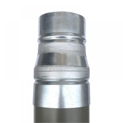Koncentrikus szűkítő horganyzott acél  NA  110 /  100 mm (110 mm-es PVC csőRE)