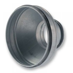Koncentrikus szűkítő horganyzott acél  NA  180 /  100 mm gumitömítéssel RDG