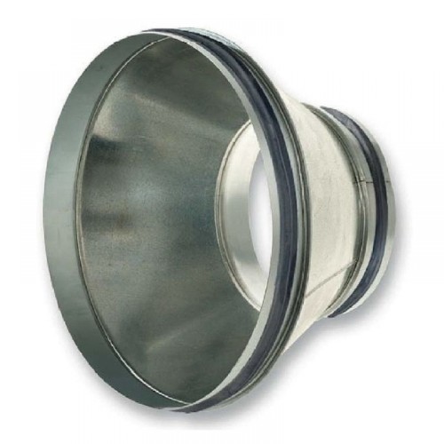 Koncentrikus szűkítő horganyzott acél  NA  710 /  315 mm gumitömítéssel RDG