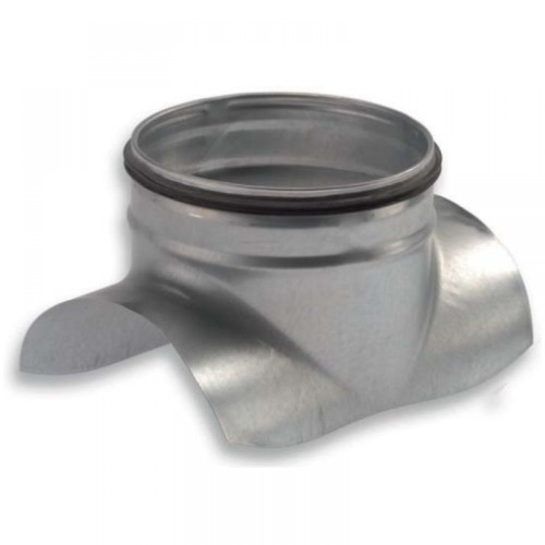 Nyeregidom horganyzott acél  NA  400 /  160 mm 90° gumitömítéssel ARG90