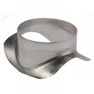 Nyeregidom horganyzott acél  NA  400 /  315 mm 90°