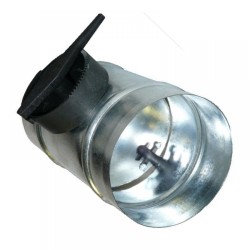 Kézi mozgatású pillangószelep NA 200 mm, műanyag karral, tömítés nélkül