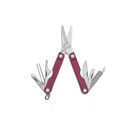 Leatherman Micra Cherry miniszerszám 10 funkcióval, cseresznypiros színű