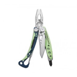 Leatherman Skeletool CX miniszerszám 7 funkcióval limitált Verdant (halványzöld/sötétkék) változat