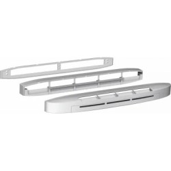 ISOLA HY higroszabályozású légbeeresztő, 6 és 45 m³/h, fehér RAL9016 + CE2A esővédő rács