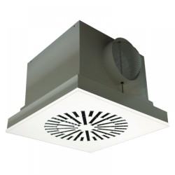 Mennyezeti anemosztát + szűrődoboz VWR-HEPA 2 (595 x 595 mm)