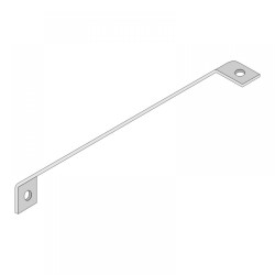 Merevítő támasz (konzoltámasz) 45˚-os (L = 400 mm)