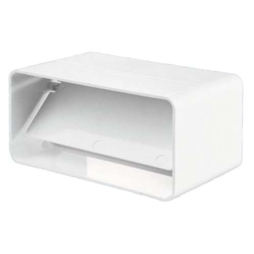 Csőkapcsoló műanyag (PVC) 60 x 120 mm visszacsapó szeleppel