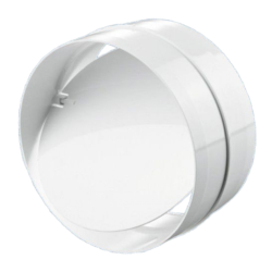 Csőkapcsoló műanyag (PVC) NA 125 visszacsapó szeleppel