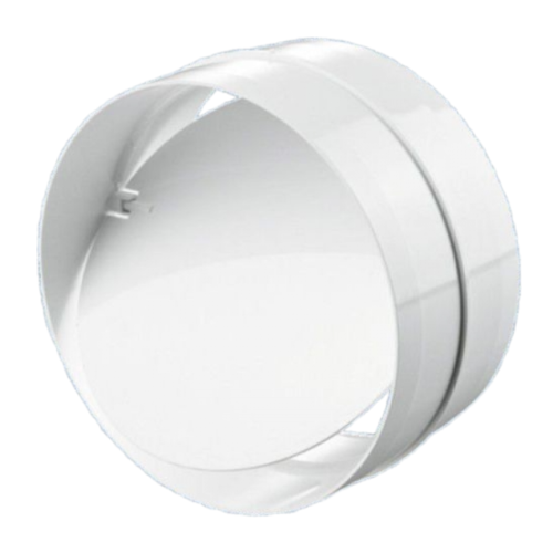 Csőkapcsoló műanyag (PVC) NA 125 visszacsapó szeleppel